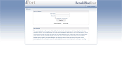 Desktop Screenshot of blueport.ronblue.com